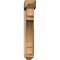 Ekena Millwork Merced Arts and Crafts Rough Sawn Bracket w/ Offset Brace, Western Red Cedar, 6"W x 30"D x 34"H BKT0604X30X34MRC03RWR - alternate 4